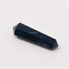 Black Agate Double Terminated Crystal Point