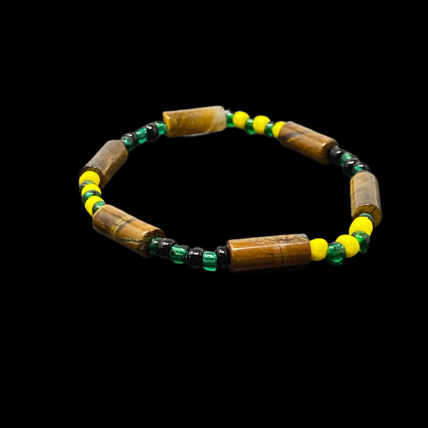 Hand Of Orunla W. Tube Tigers Eye