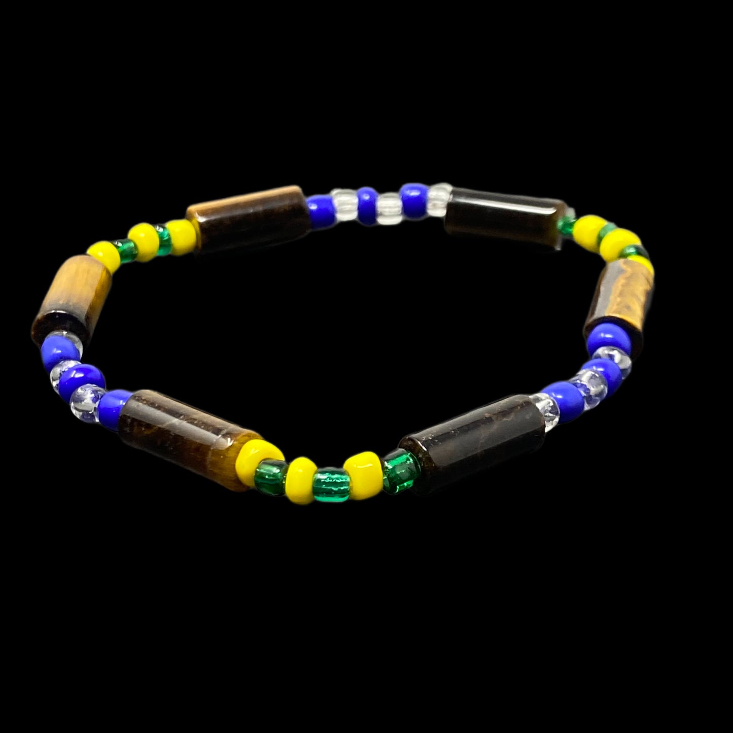 Hand Of Orunla W. Tube Tigers Eye