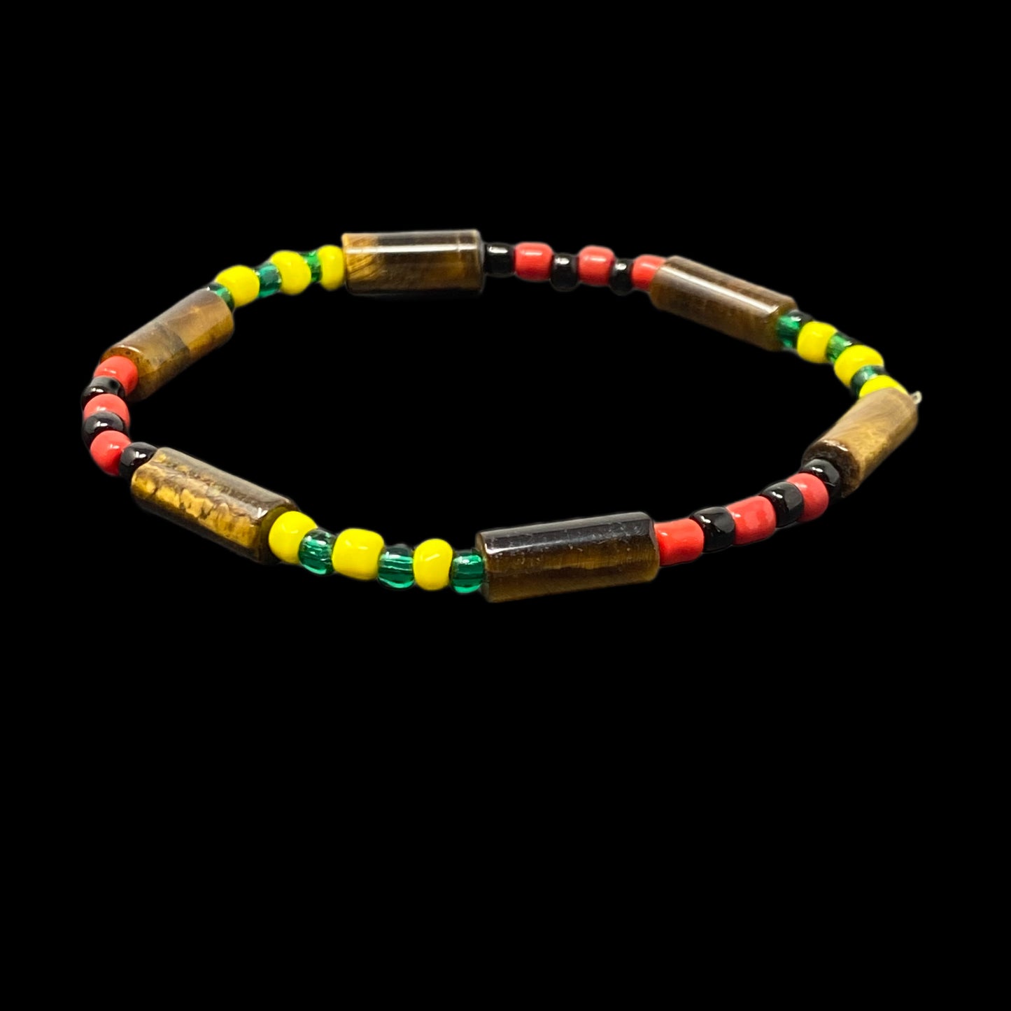 Hand Of Orunla W. Tube Tigers Eye