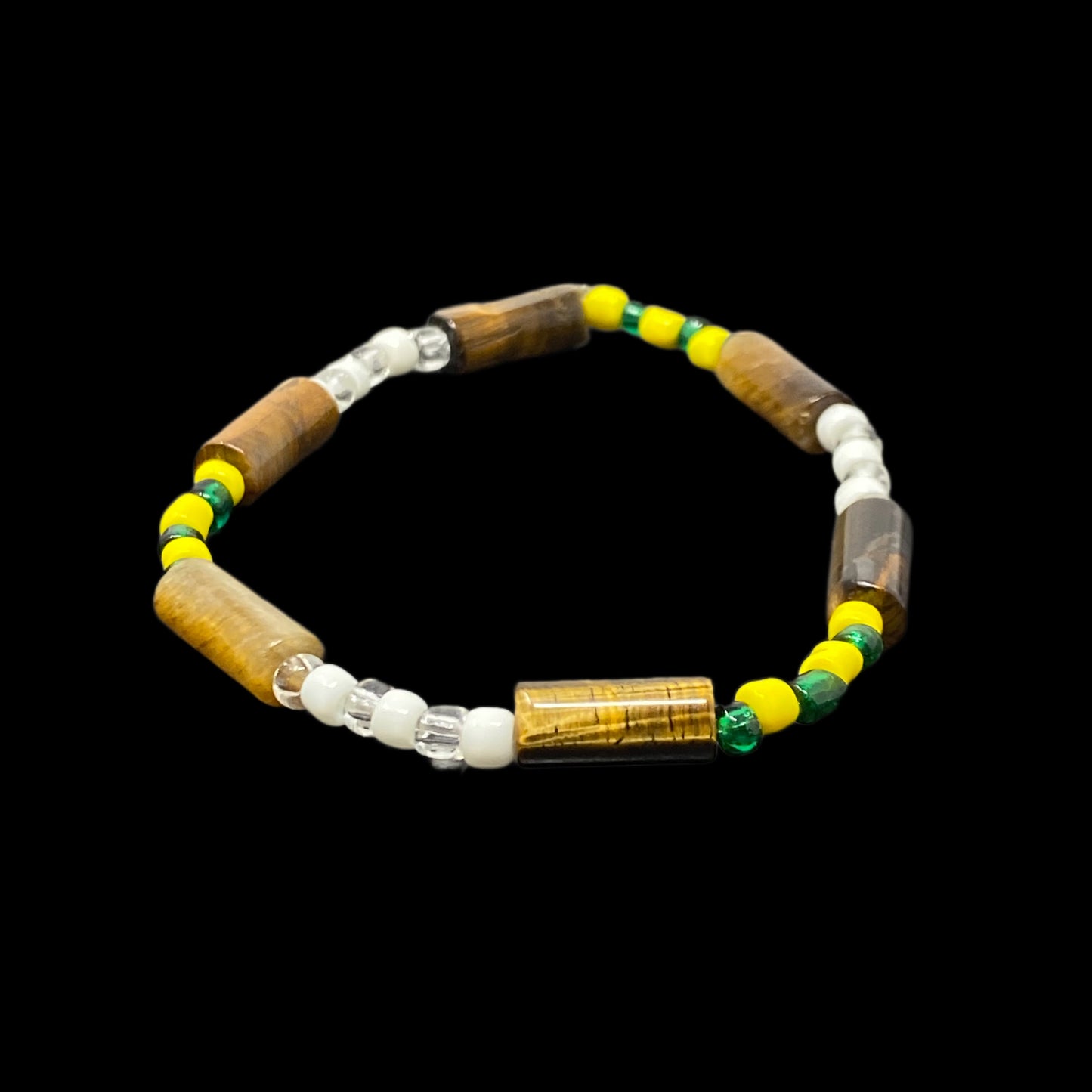 Hand Of Orunla W. Tube Tigers Eye
