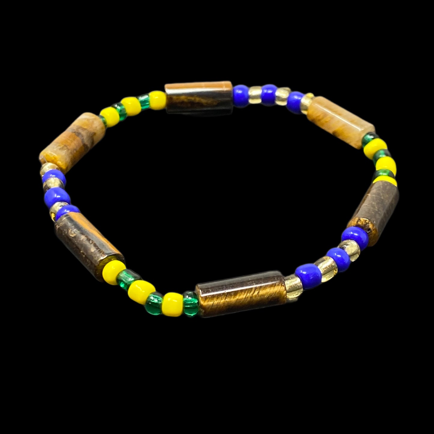 Hand Of Orunla W. Tube Tigers Eye