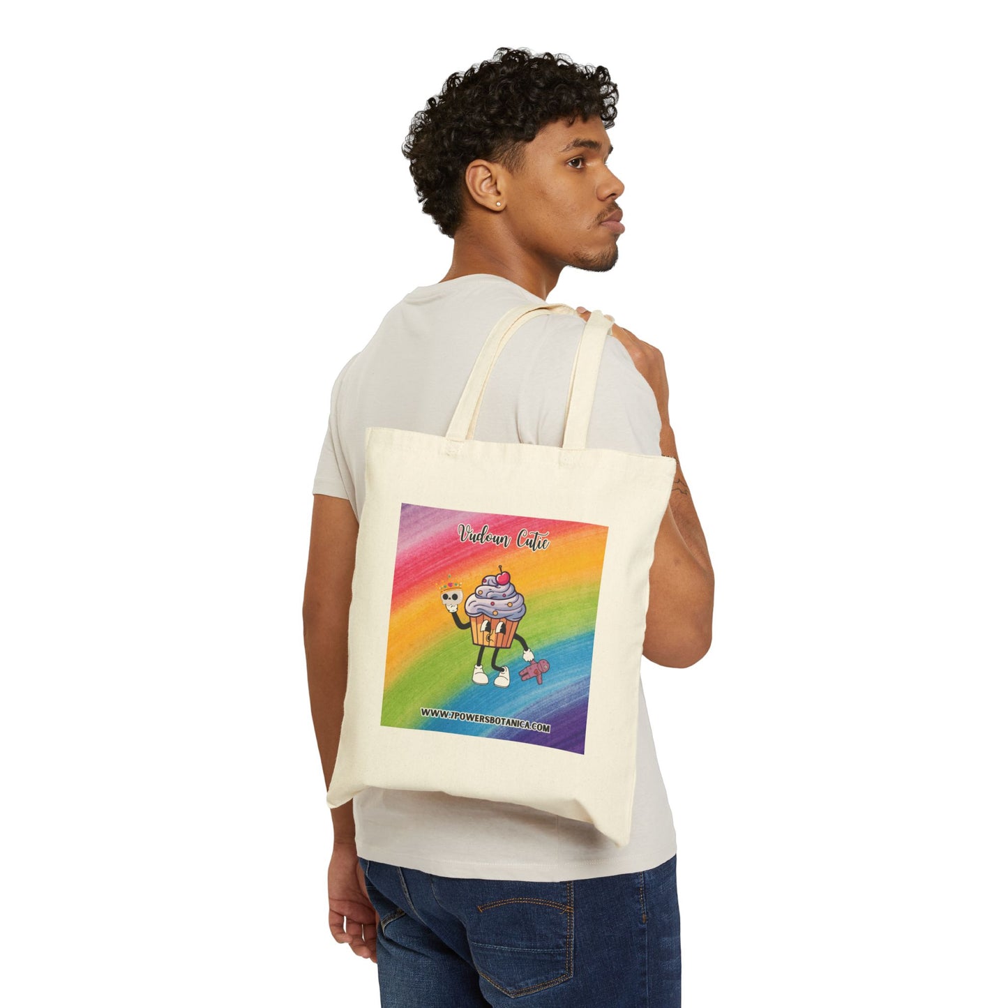 Vudoun Cutie Cotton Canvas Tote Bag