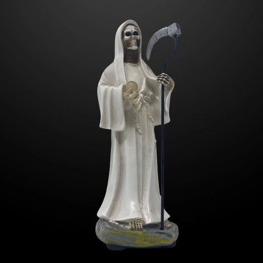 Santa Muerte Statue White