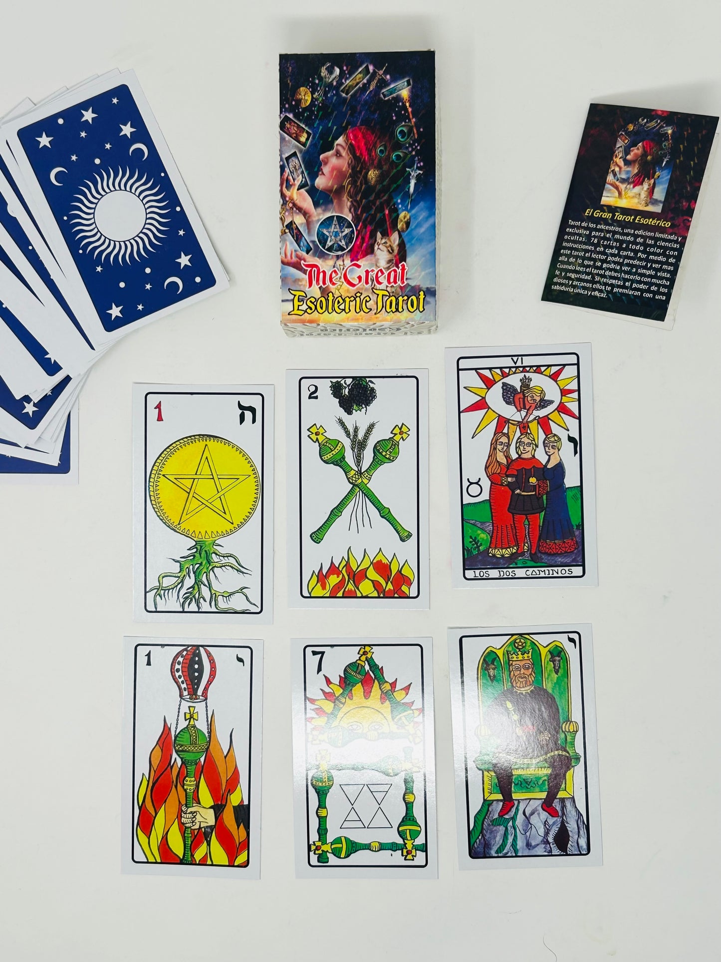 The Great Esoteric Tarot Deck – 78 Cards with Guide & Case