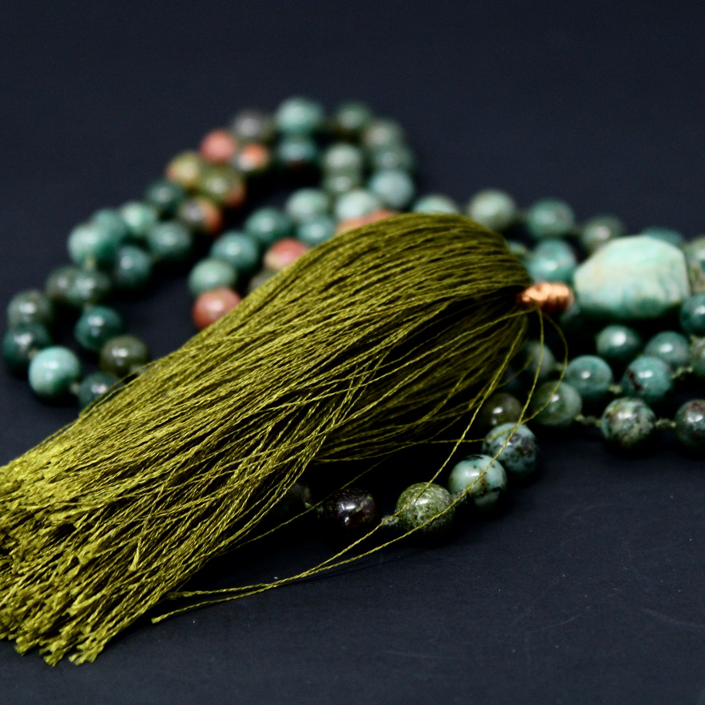 Ocean Jasper Mala Beads